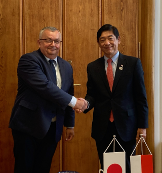 Minister Adamczyk and Ambassador Miyajima