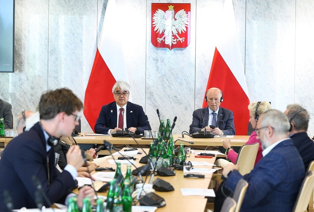 Spotkanie Ambasadora Kono z Senacką Grupą Polsko-Japońską