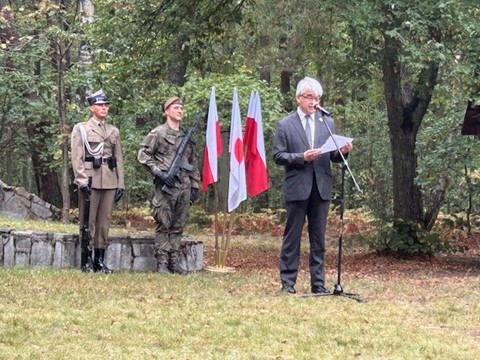 Udział Ambasadora Kono w uroczystości upamiętniającej Powstańcze Oddziały Specjalne „Jerzyki”