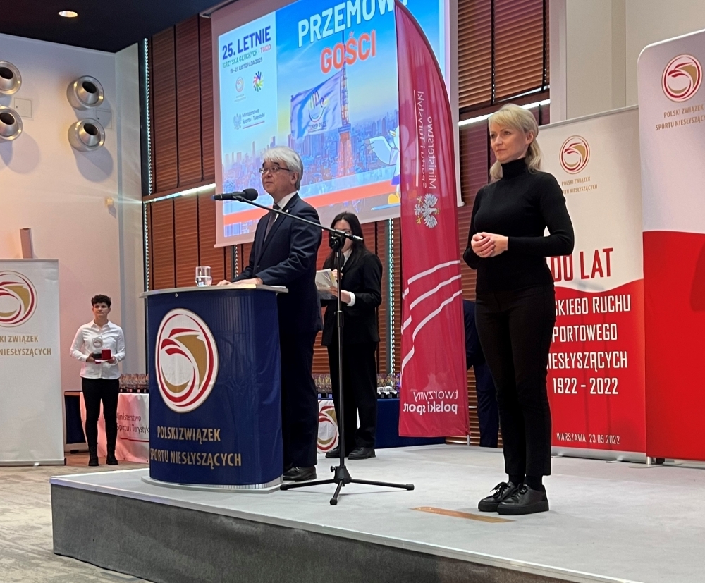 Udział Ambasadora Kono w uroczystości zaprzysiężenia reprezentacji Polski na Deaflympics 2025