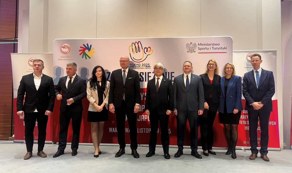 Udział Ambasadora Kono w uroczystości zaprzysiężenia reprezentacji Polski na Deaflympics 2025