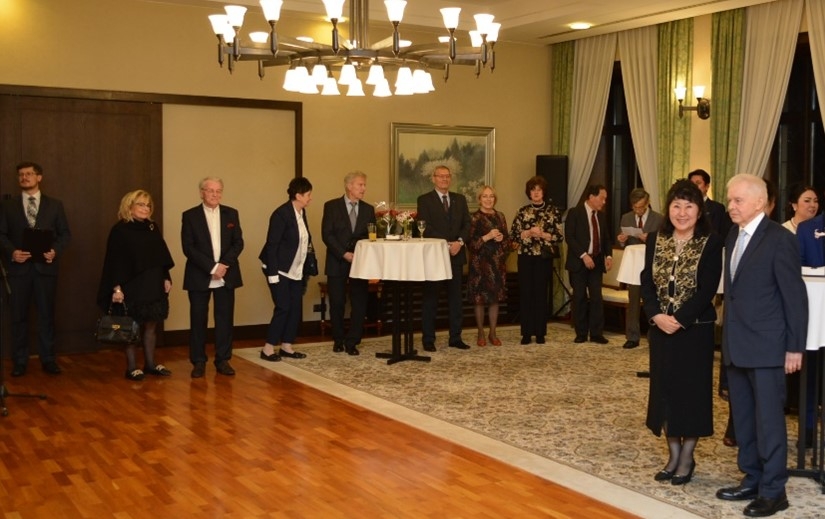 Uroczystość wręczenia dyplomu Ministra Spraw Zagranicznych Japonii Pani Rinko Kobayashi