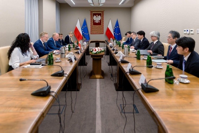 Spotkanie z sekretarzem stanu w Ministerstwie Spraw Wewnętrznych i Administracji, panem Mroczkiem (Zdjęcie: MSWiA)