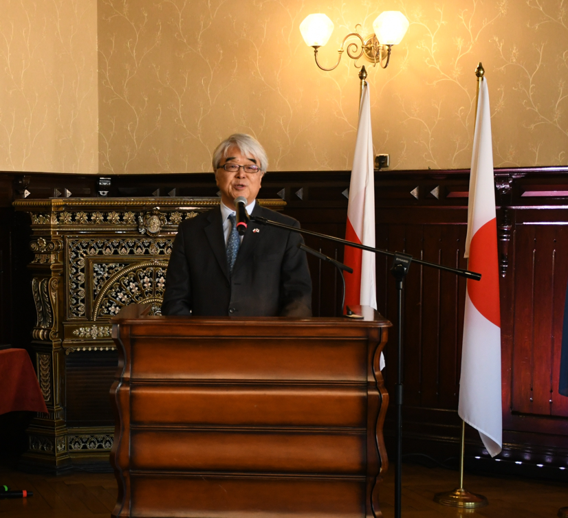 Udział Ambasadora Kono w jubileuszu 10-lecia współpracy pomiędzy Krotoszynem a Okinoshimą